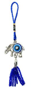 Evil Eye Elephant Key Chain